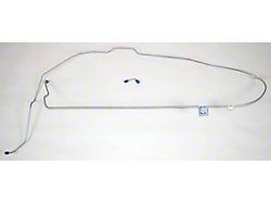 Front to Rear Brake Line; OE Steel (Early 1967 Mustang w/ Front Disc Brakes & Rear Proportioning Valve)