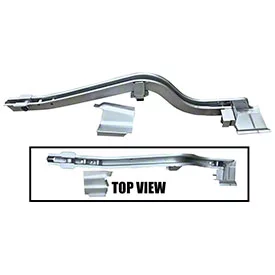 Ecklers Full Rear Frame Rail; Passenger Side (65-69 Mustang Convertible)