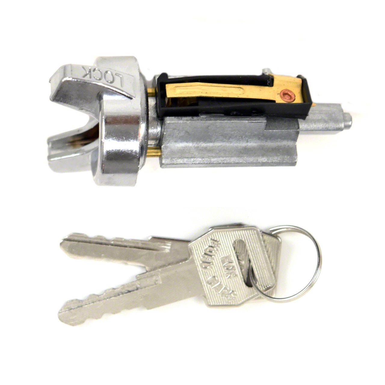 Ignition Lock Cylinder Black w/Keys 1979-1993 Mustang Ignition Lock Cylinder Black w/Keys 1979-1993 Mustang