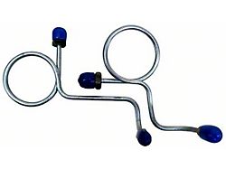 Master Cylinder Line Kit; OE Steel (68-69 Mustang w/ Manual Drum Brakes)