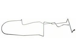 Pump to Tank Long Fuel Line; OE Steel (65-66 I6 Mustang)