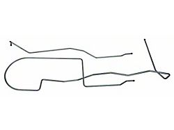 Pump to Tank Long Fuel Lines; 3/8-Inch; OE Steel (69-70 V8 Mustang)