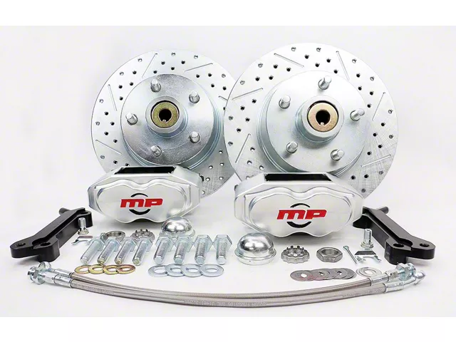 Break Master Checklist Rallye Series Front Disc Brake Conversion Kit with Master Cylinder and ...