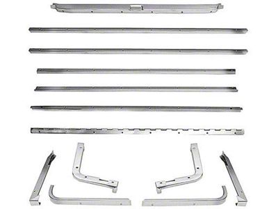 Rear Fold Down Seat Molding Set (69-70 Mustang Sportsroof)