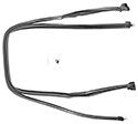 Ecklers Roof Rail Seals (67-68 Mustang Fastback)