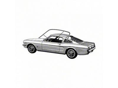 Roof Rail Weatherstripping (67-68 Mustang Coupe)
