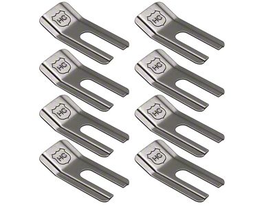 Seat Track Mounting Plates; Set of 25 (64-73 Mustang)