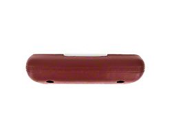 Standard Interior Arm Rest Pad; Medium Emberglow Red (1967 Mustang)