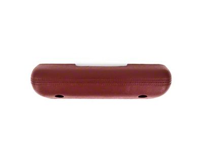 Standard Interior Arm Rest Pad; Medium Emberglow Red (1967 Mustang)