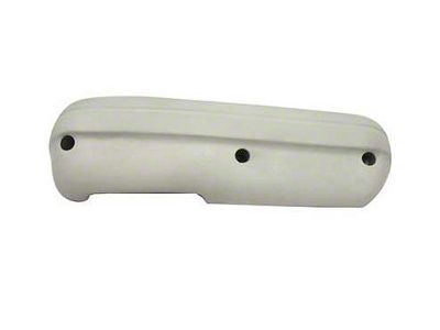 Standard Interior Armrest Pad; Passenger Side; White (1970 Mustang)