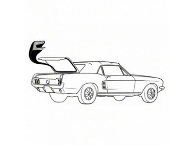 Trunk Weatherstripping (65-70 Mustang Coupe, Convertible, Excluding 69-70 GT350 & GT500)
