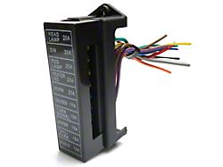 Universal Fuse Block with Cover; 10-ATC (Universal; Some Adaptation May Be Required)