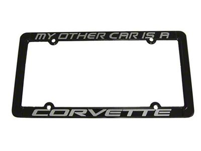 My Other Car Is A Corvette License Frame