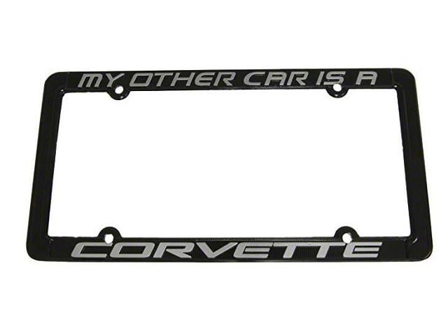 My Other Car Is A Corvette License Frame