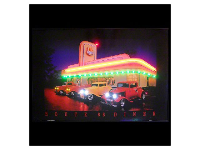 Neonetics Route 66 Diner Neon/LED Picture