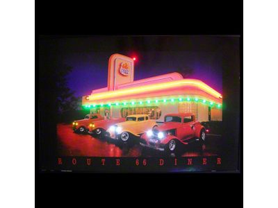 Neonetics Route 66 Diner Neon/LED Picture