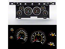 New Vintage USA M-102 Series Direct Fit Gauge Kit; Black (80-86 Bronco)