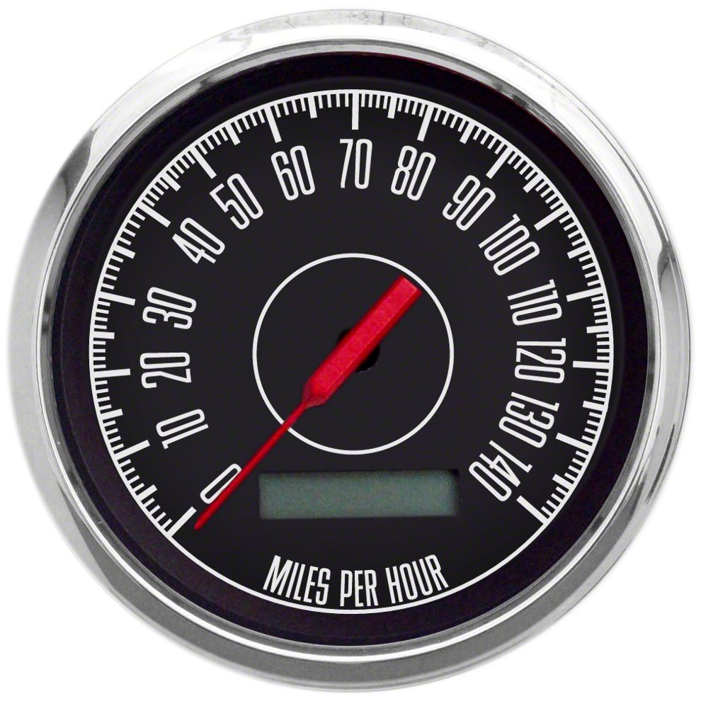 Ecklers 1967 Series Speedometer; 140 MPH; Programmable; 3-3/8-Inch ...