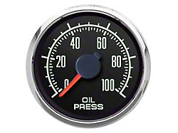 New Vintage USA 1969 Series Oil Pressure Gauge; 0-100 PSI; 2-1/16-Inch (Universal; Some Adaptation May Be Required)