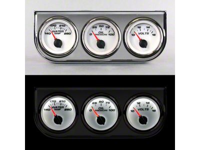 New Vintage USA Performance Series 3-Gauge Power Pack; White (Universal; Some Adaptation May Be Required)