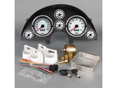 New Vintage USA AVIATOR Series Direct Fit Gauge Kit (84-89 Corvette C4)