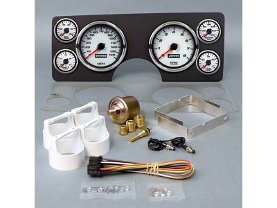 New Vintage USA CFR Series Direct Fit Gauge Kit; Blue (78-82 Corvette C3)