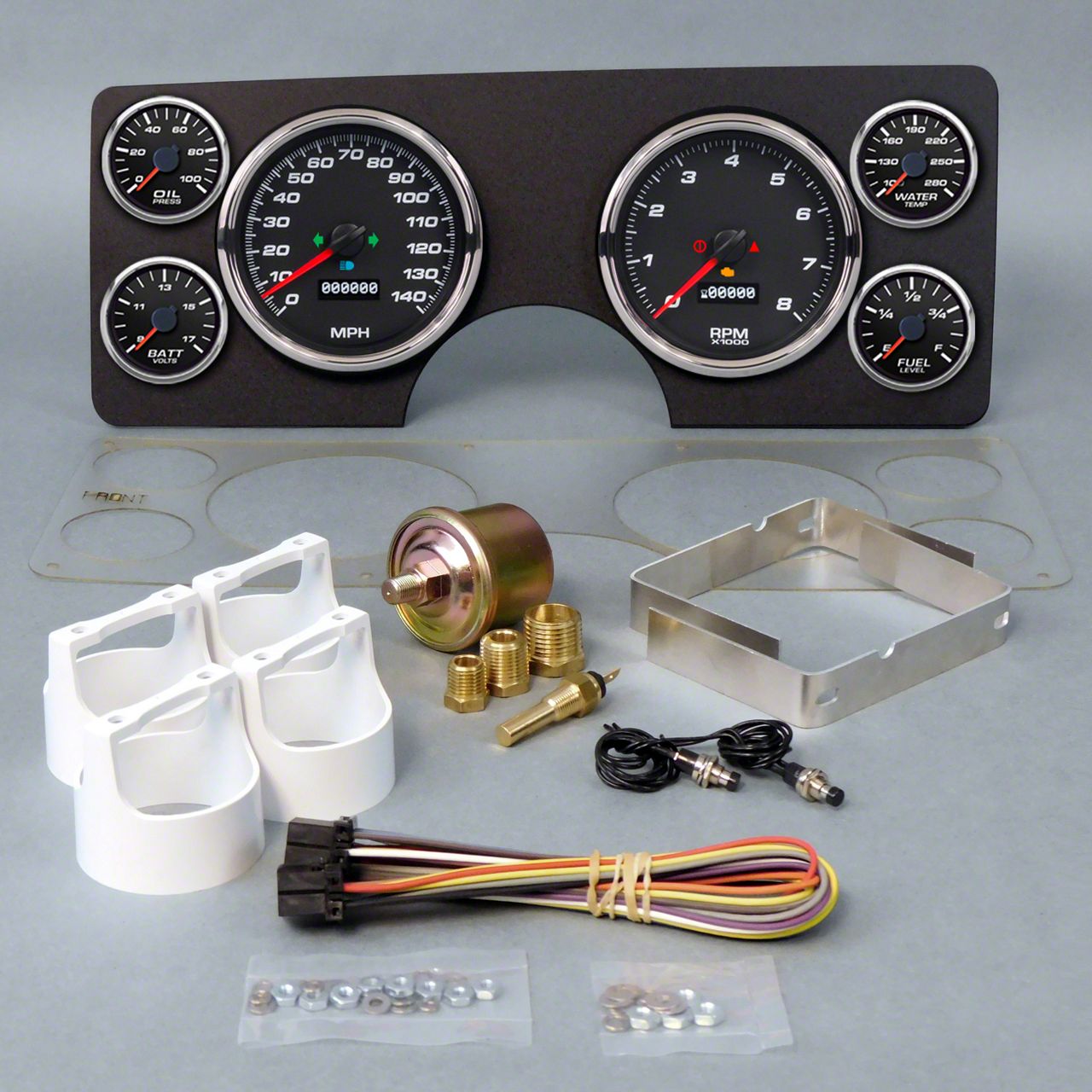 thumbnail image 2 of 2014mmotor Instrument Cluster Lens – For 1978-1982 Corvette C3 Dash (Speedometer/Tach) 2 of 3