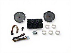 Performance II Series Direct Fit Gauge Kit; Black (68-77 Corvette C3)