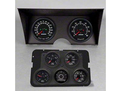 New Vintage USA Performance II Series Direct Fit Gauge Kit; White (78-82 Corvette C3)