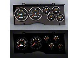 New Vintage USA M-102 Series Direct Fit Gauge Kit; Black (78-81 Monte Carlo)