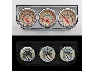 New Vintage USA Woodward Series 3-Gauge Power Pack; Beige (Universal; Some Adaptation May Be Required)
