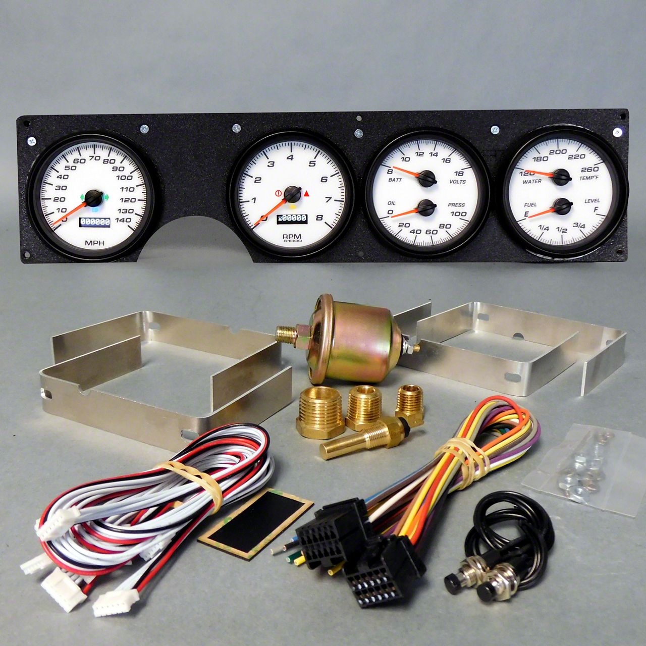 New Vintage Gauge Kit Firebird 70-81 Perf II Black New Vintage Gauge Kit Firebird 70-81 Perf II Black