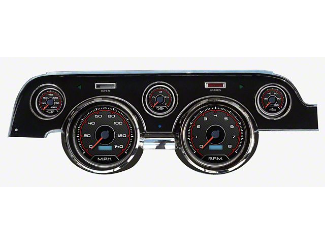 New Vintage Gauge Kit Mustang 67-68 153 Series Wired New Vintage Gauge Kit Mustang 67-68 153 Series Wired