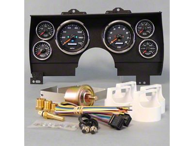 New Vintage USA CFR Series Direct Fit Gauge Kit; Blue (70-78 Camaro)