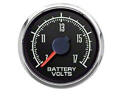 New Vintage USA 1969 Series Voltmeter Gauge; 2-1/16-Inch (Universal; Some Adaptation May Be Required)