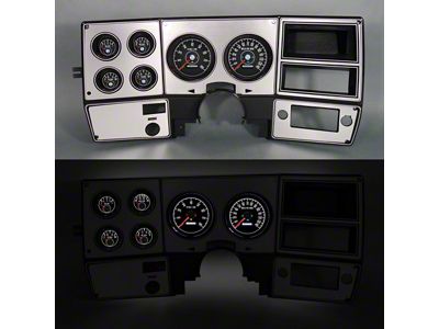 New Vintage USA M-153 Series Direct Fit Gauge Kit; Aluminum (73-87 Blazer, C10, C15, Jimmy, K10, K15, K20)