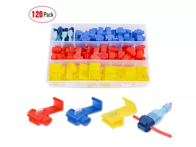 Nilight Quick Splice Wire Terminals; 100-Pieces