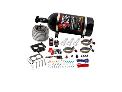 Nitrous Outlet 52mm LT1 Plate System; 10 lb. Bottle (93-96 Corvette C4, Excluding Grand Sport & ZR1)
