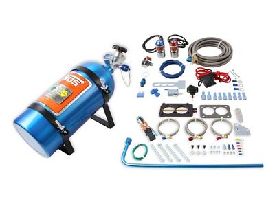 NOS Plate Wet Nitrous System for Tuned Port Injection 10 lb. Blue Bottle (85-92 V8 Camaro)