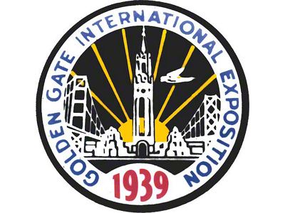 Nostalgia Decal - 1939 Golden Gate International Exposition- 2-3/4 Tall