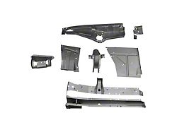 Fender Apron Kit; Passenger Side (66-67 Chevy II)