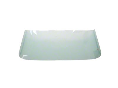 Tempered Rear Window Glass; Green Tint (62-65 Chevy II)