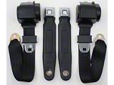 Nova 3-Point Seat Belt With Metal Lift Buckle, For Front Bucket Seat, 1964-1975