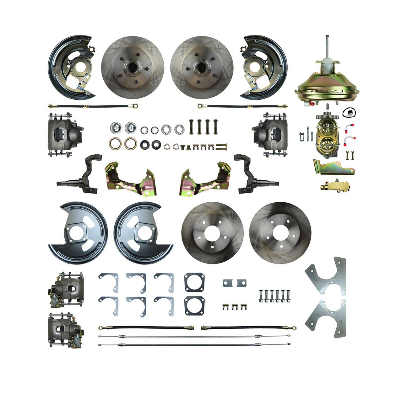 thumbnail image 2 of MBM High-Performance Disc Brake Conversion Kit For 1969-74 Nova – Front & Rear, Power Brakes 2 of 4