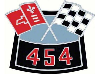 Nova Air Cleaner Emblem, Cross Flag, 454