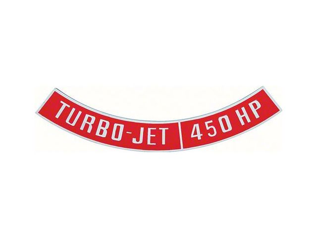 Nova Air Cleaner Emblem, Turbo Jet 450 HP