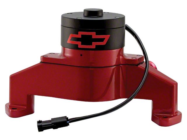 Nova And Chevy II Electric Aluminum Water Pump With Bowtie Logo, Big Block, 1962-1979