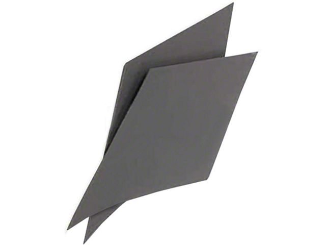 Nova And Chevy II Hardtop Headliner Sail Panel Boards, Uncovered, 1966-1967