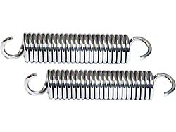 Hood Hinge Springs, Polished Stainless (1962 Chevy II)