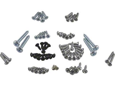 Nova And Chevy II Interior Screw Kit, Two Door, 1963-1965